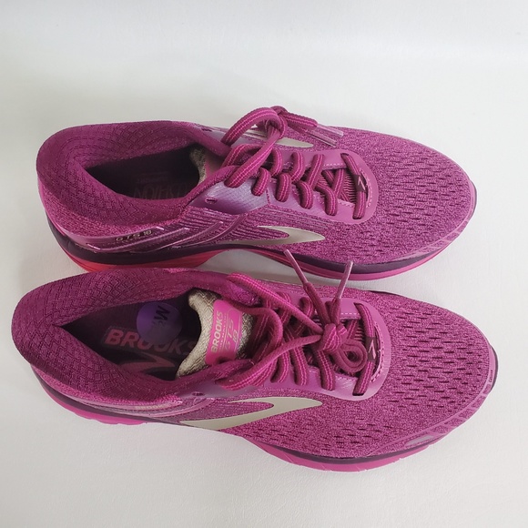 Brooks Women’s Adrenaline GTS 18 DNA Pink Plum Pur - Picture 6 of 7